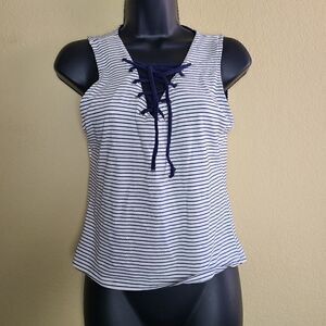 Heart & Hips Sleeveless Striped Top